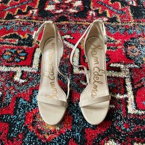 Sam Edelman Ariella Nude Patent Heel - size 7.5